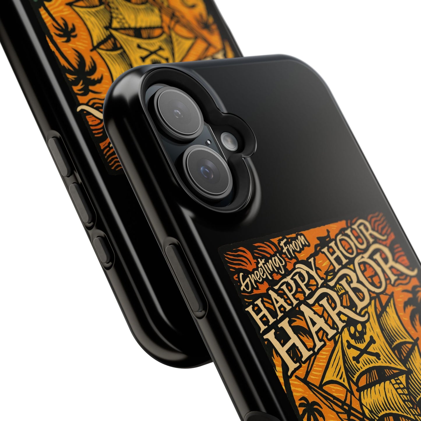 Happy Hour Harbor Phone Case, Magnetic Tough Case - iPhone