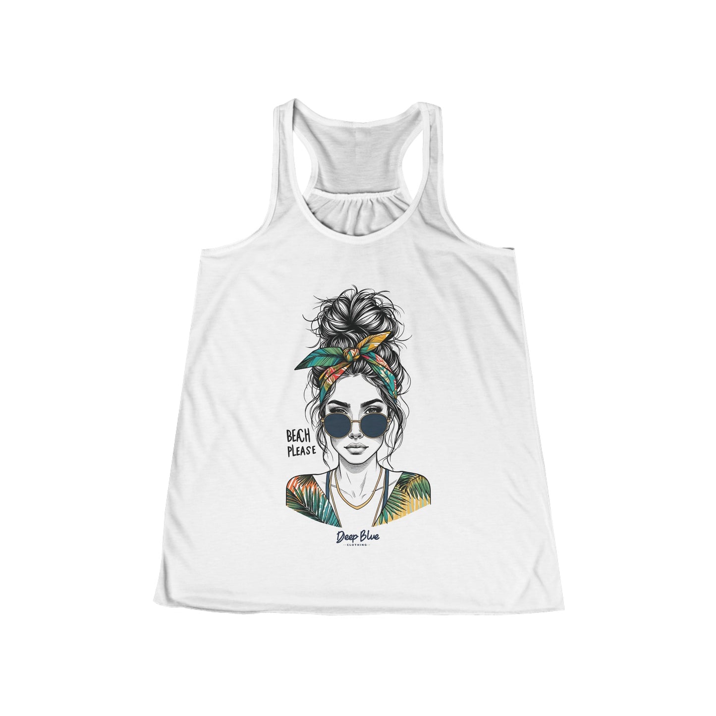 Beach Please - Racer Tank