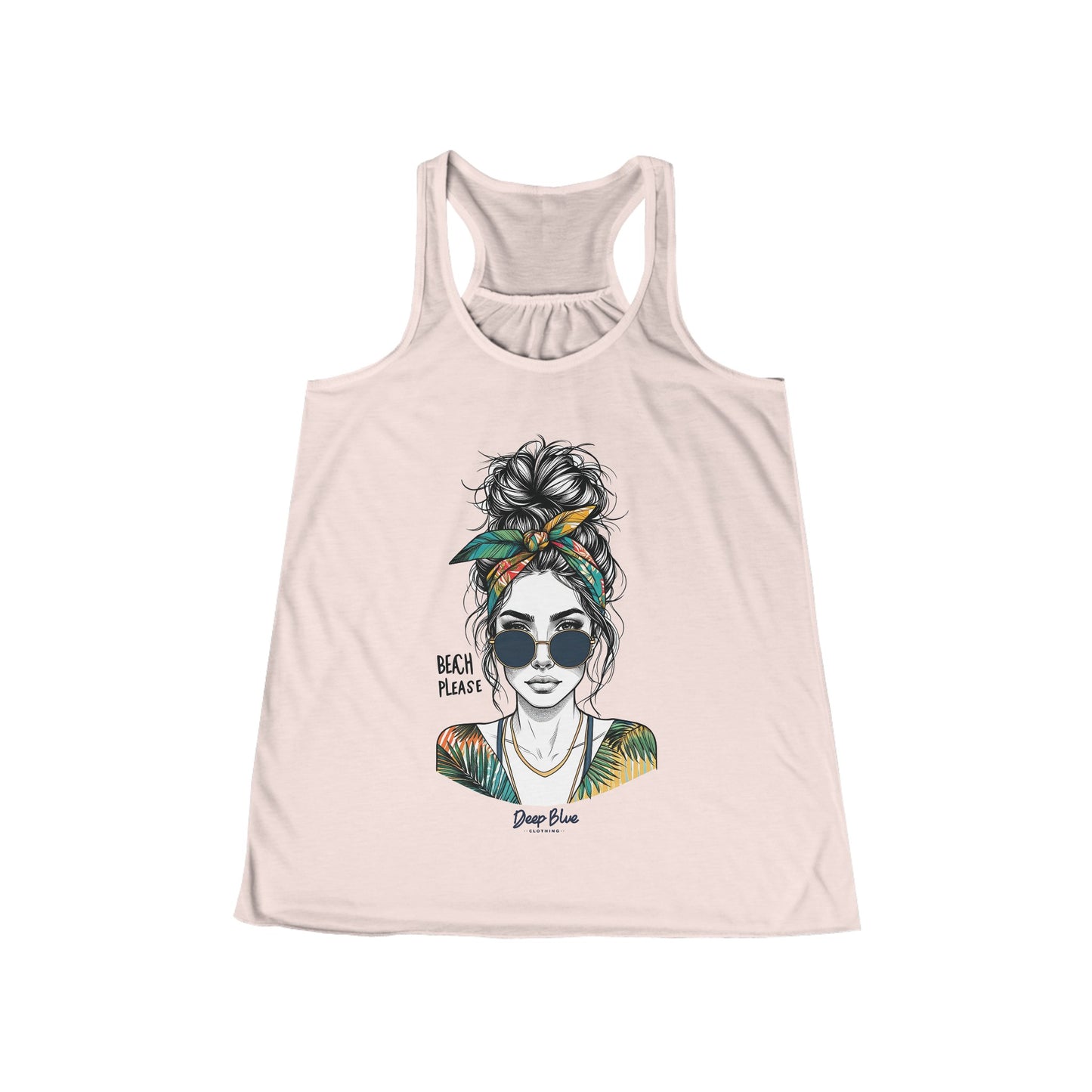 Beach Please - Racer Tank