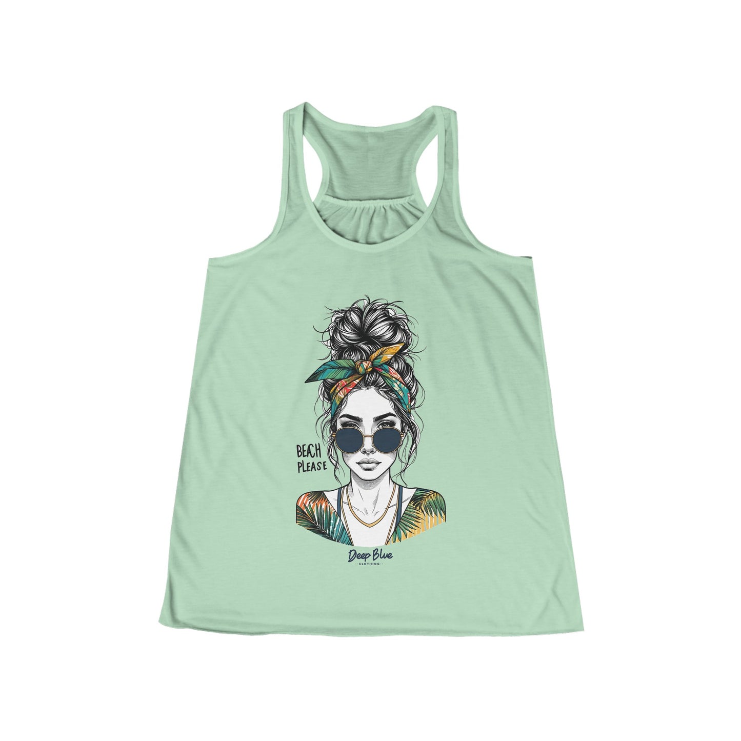 Beach Please - Racer Tank