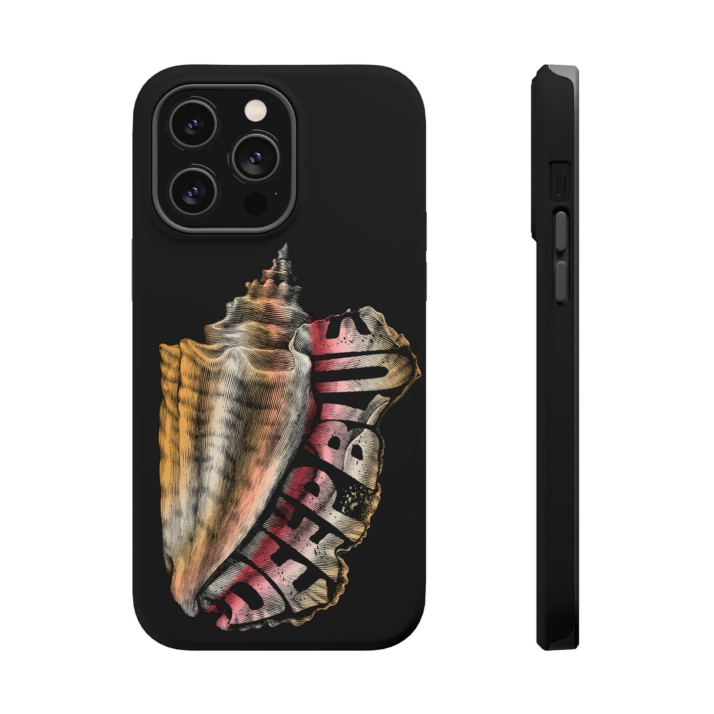 Vintage Conch Phone Case, Magnetic Tough Case - iPhone