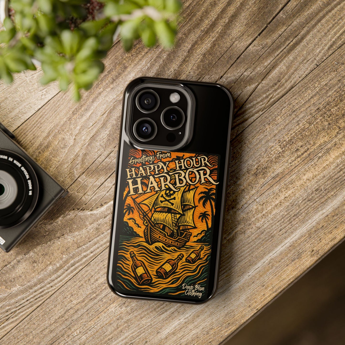 Happy Hour Harbor Phone Case, Magnetic Tough Case - iPhone