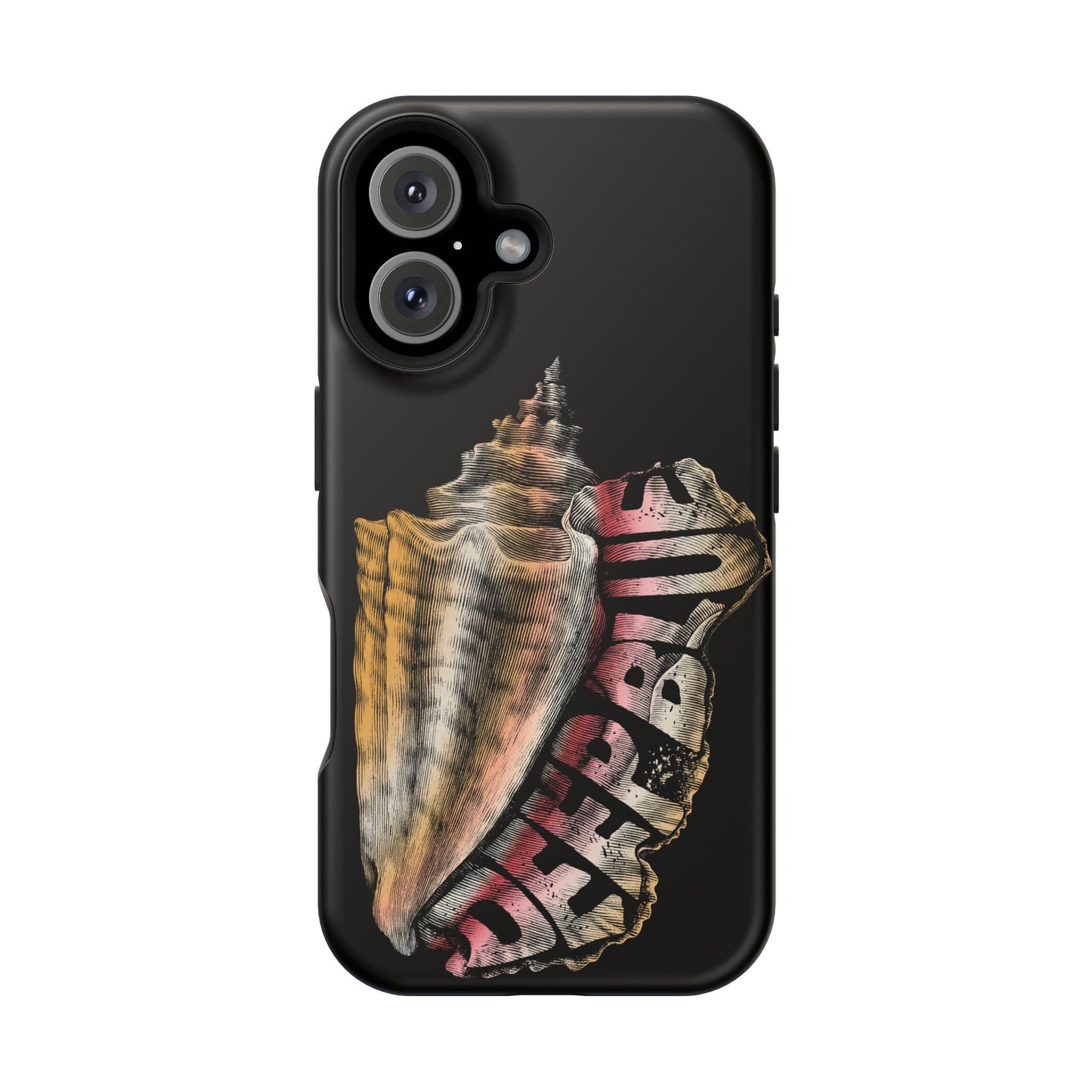 Vintage Conch Phone Case, Magnetic Tough Case - iPhone