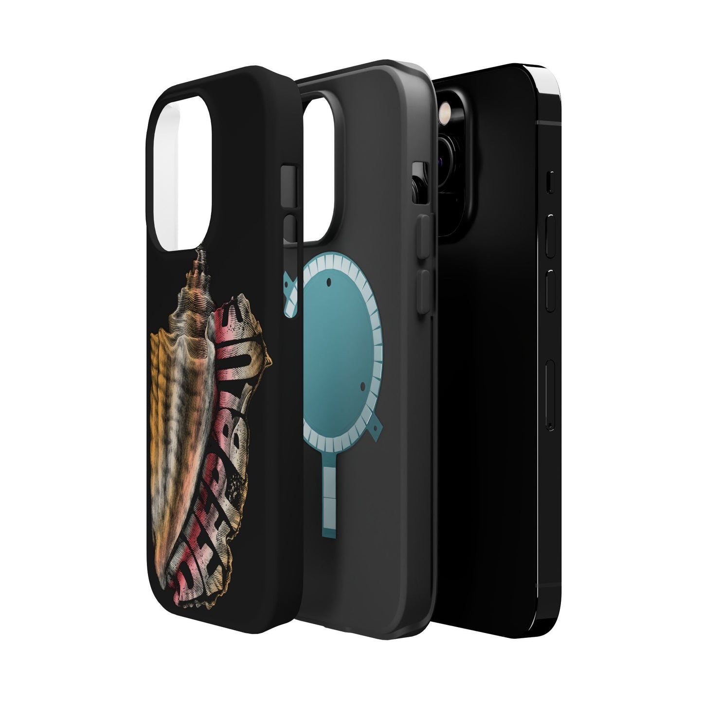 Vintage Conch Phone Case, Magnetic Tough Case - iPhone