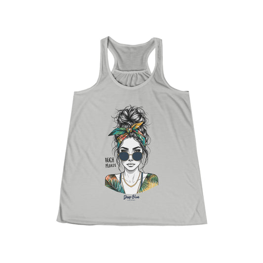 Beach Please - Racer Tank