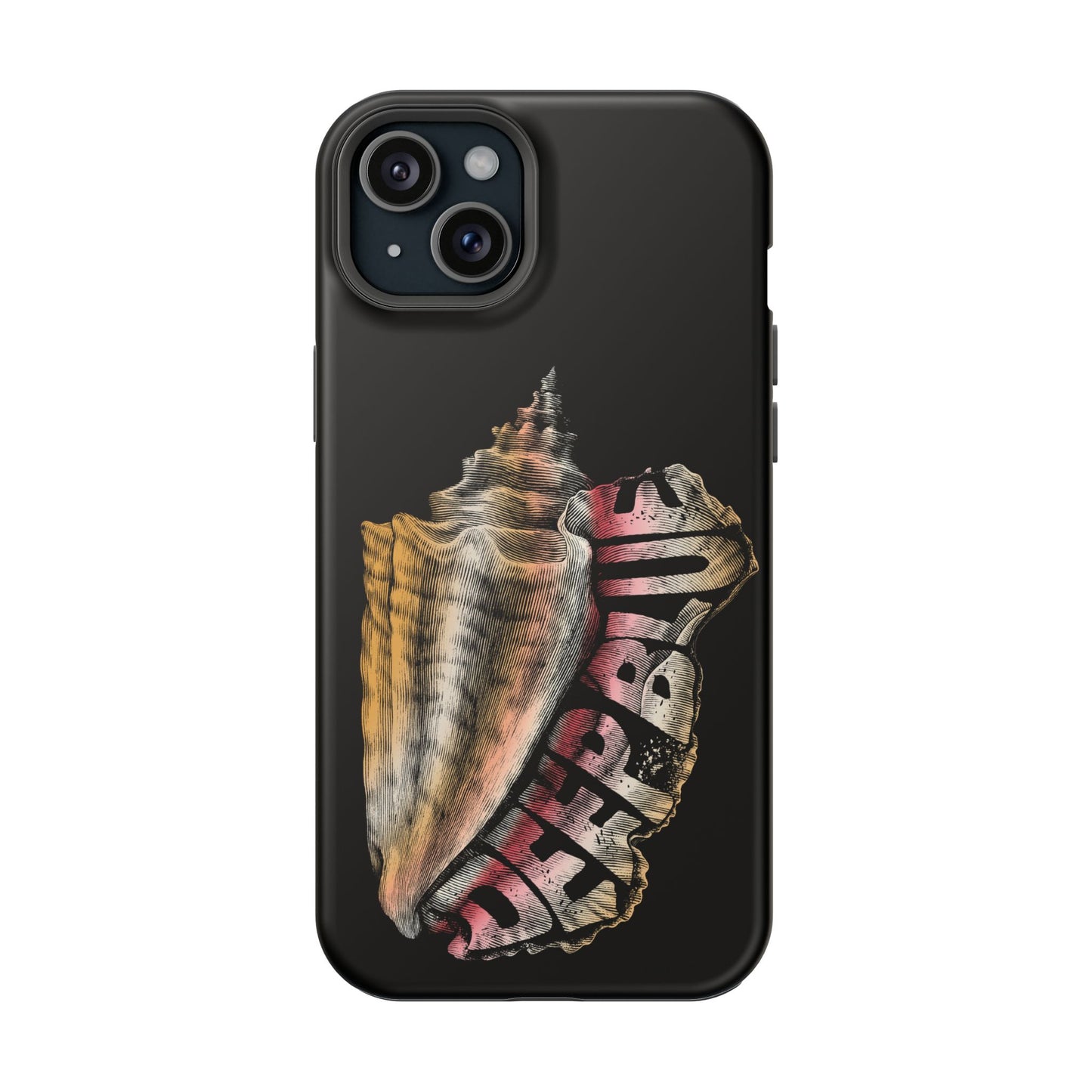 Vintage Conch Phone Case, Magnetic Tough Case - iPhone