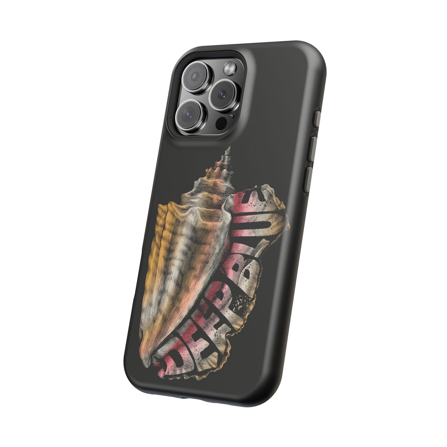 Vintage Conch Phone Case, Magnetic Tough Case - iPhone