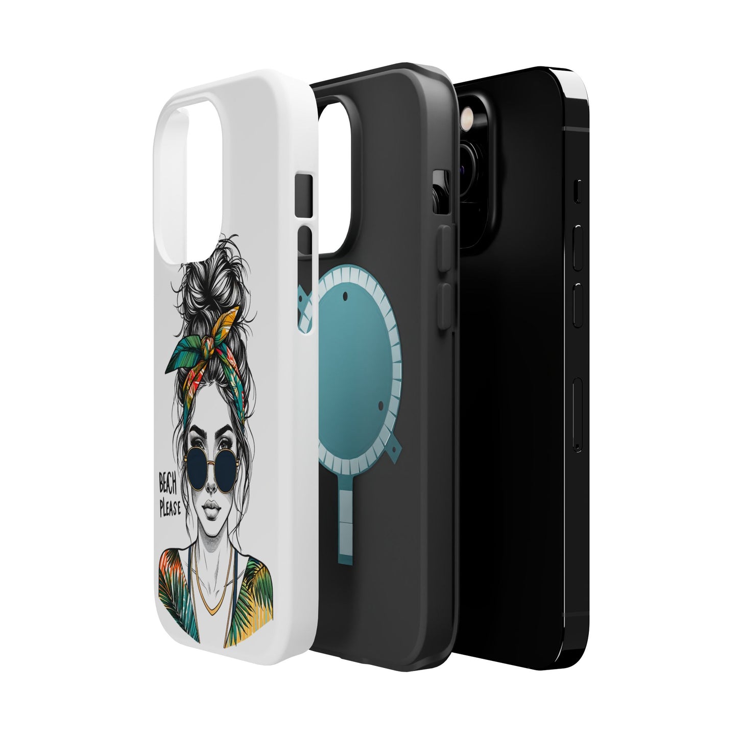 Beach Please Phone Case, Magnetic Tough Case - iPhone