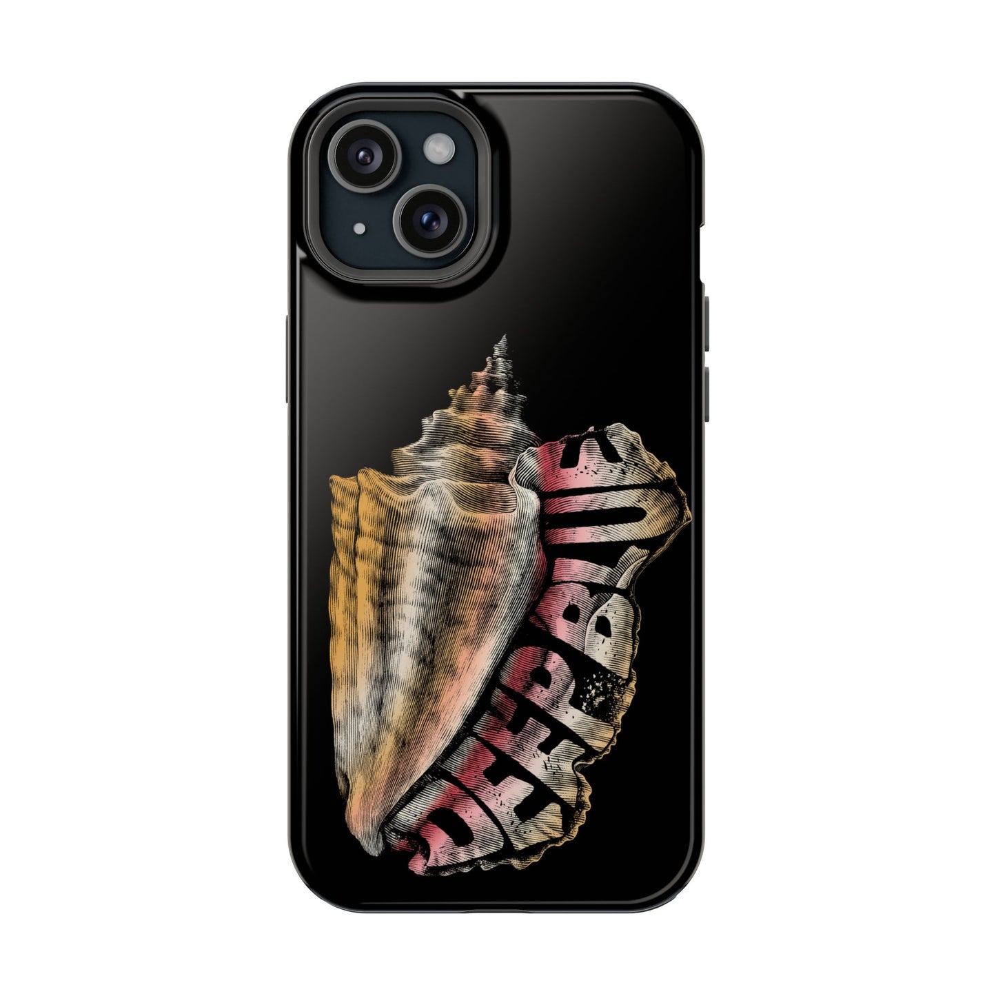 Vintage Conch Phone Case, Magnetic Tough Case - iPhone