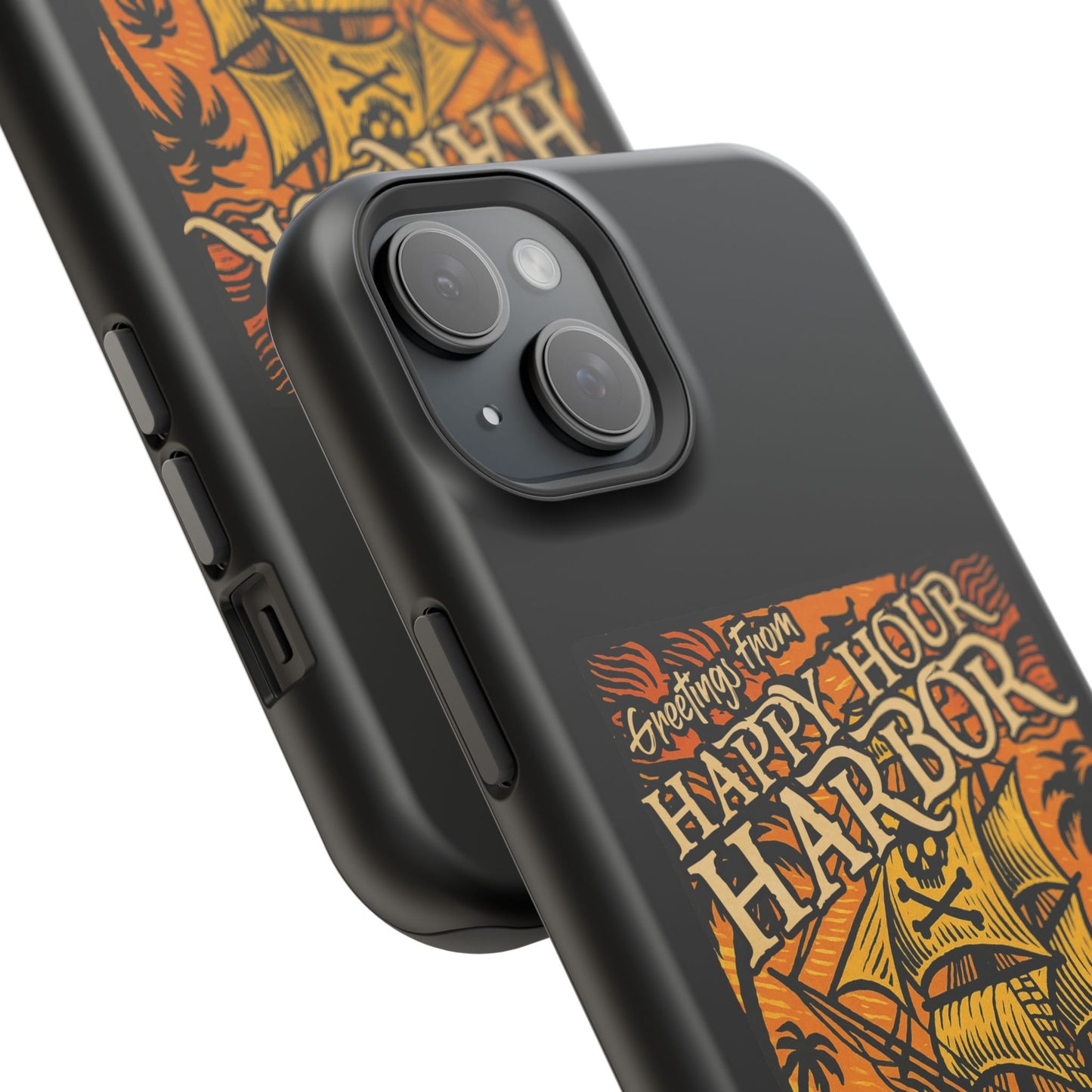 Happy Hour Harbor Phone Case, Magnetic Tough Case - iPhone