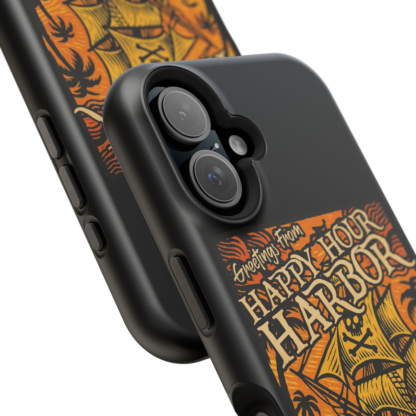 Happy Hour Harbor Phone Case, Magnetic Tough Case - iPhone