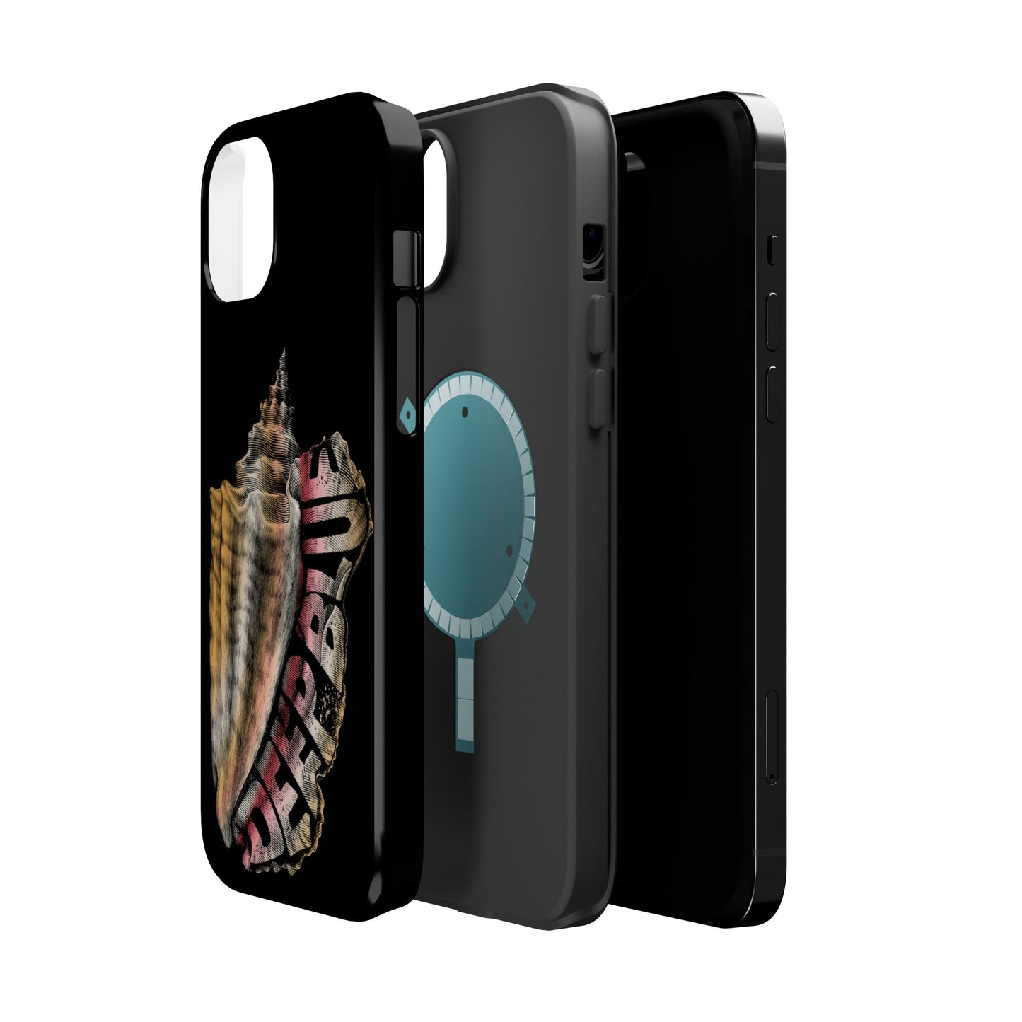 Vintage Conch Phone Case, Magnetic Tough Case - iPhone