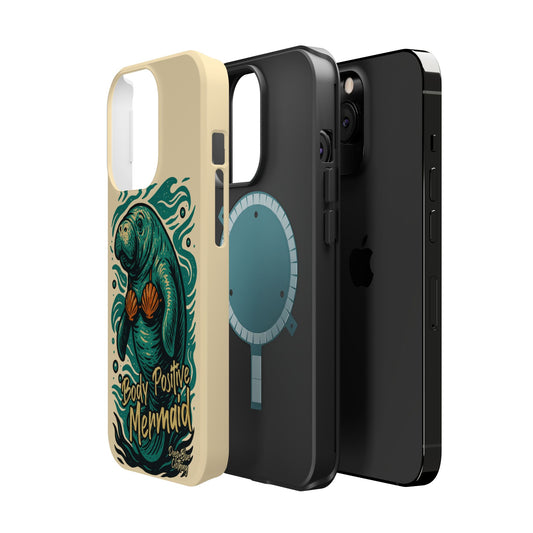 Body Positive Mermaid Phone Case, Magnetic Tough Case - iPhone