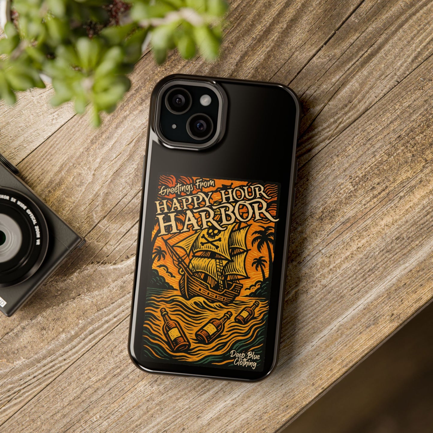 Happy Hour Harbor Phone Case, Magnetic Tough Case - iPhone