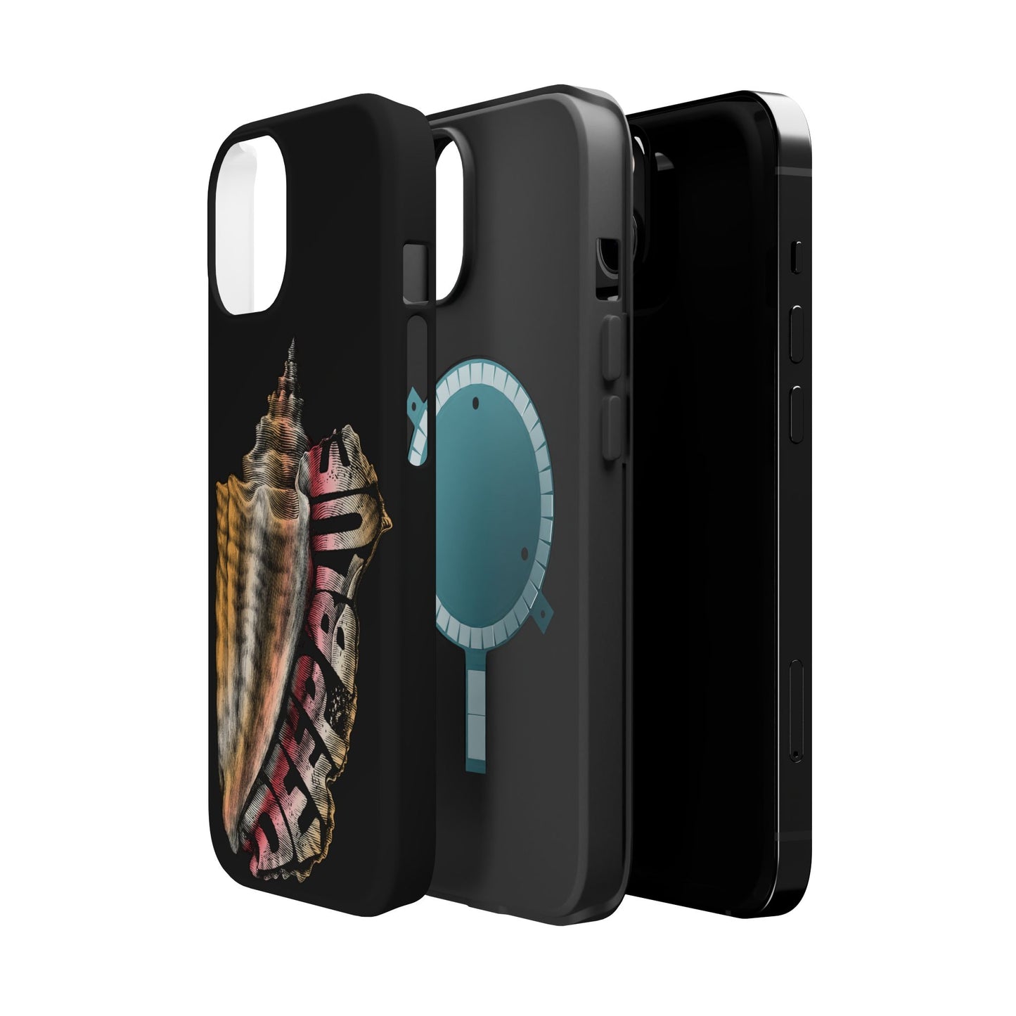 Vintage Conch Phone Case, Magnetic Tough Case - iPhone