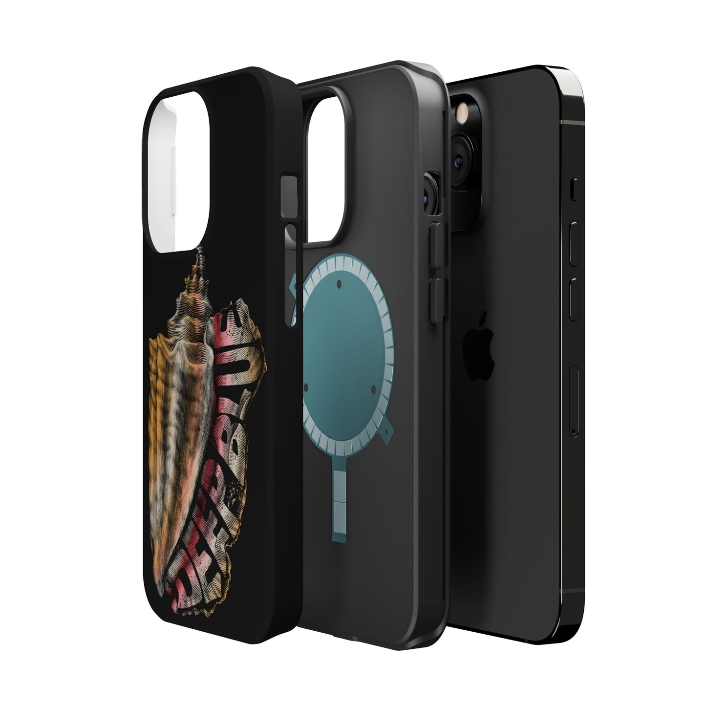 Vintage Conch Phone Case, Magnetic Tough Case - iPhone