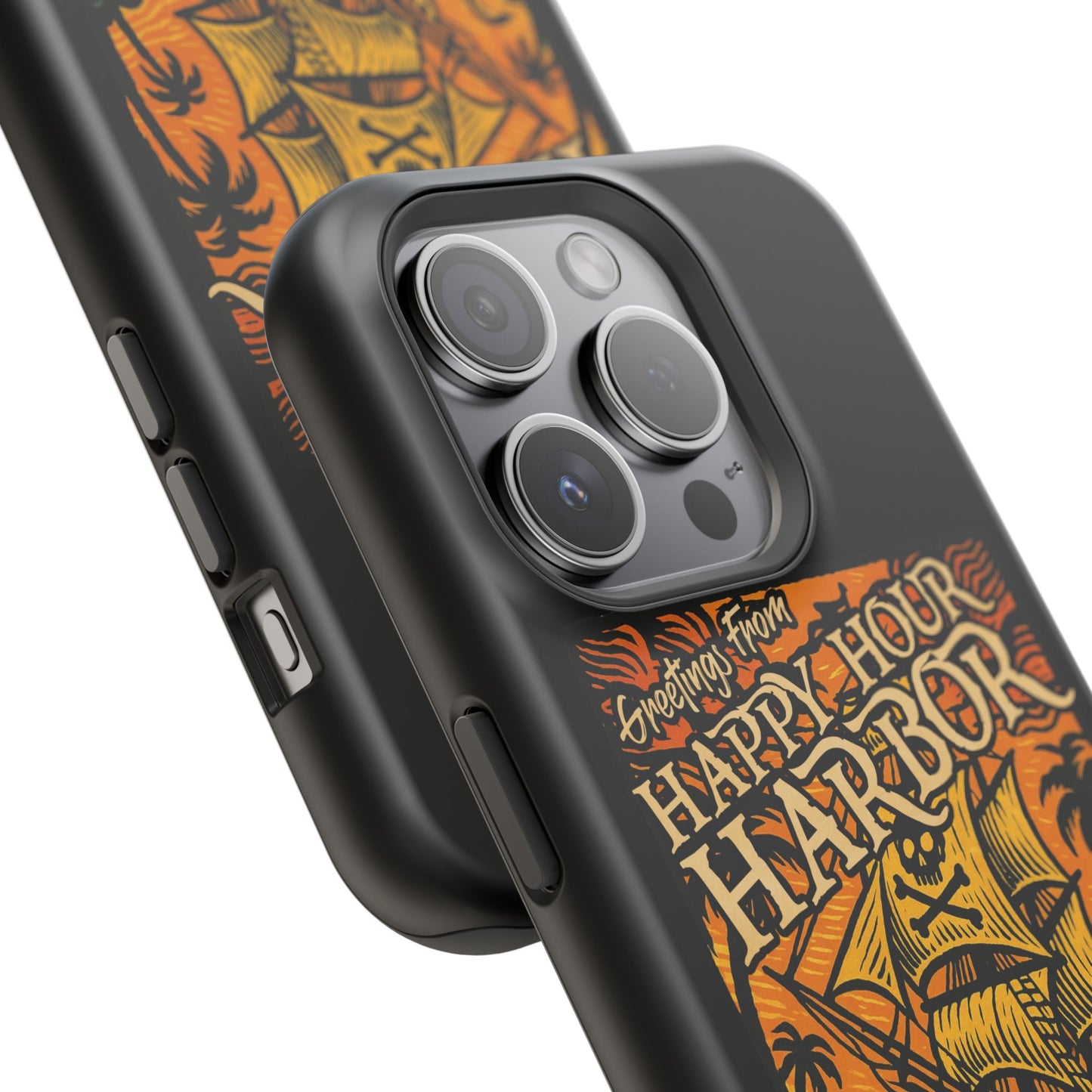 Happy Hour Harbor Phone Case, Magnetic Tough Case - iPhone