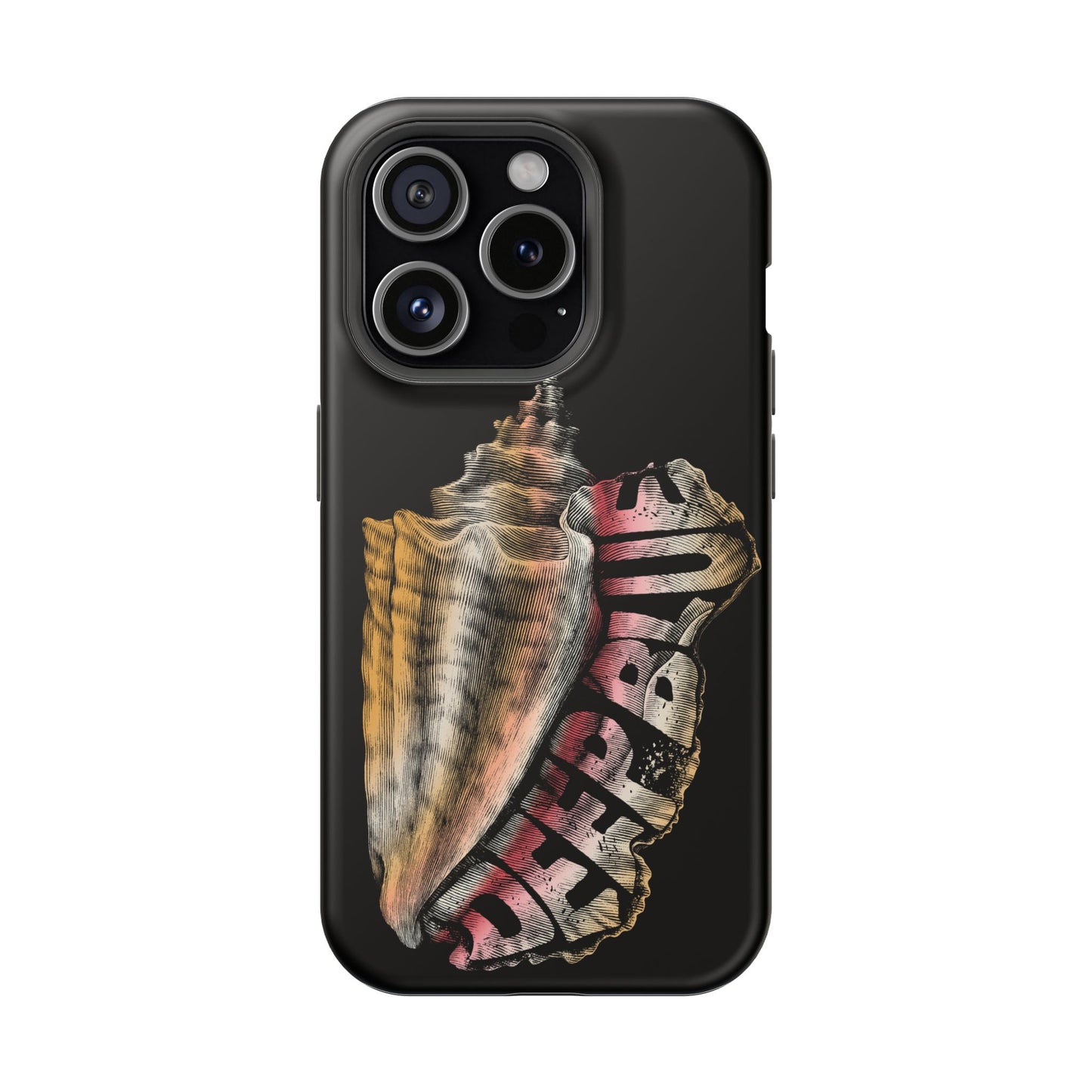 Vintage Conch Phone Case, Magnetic Tough Case - iPhone
