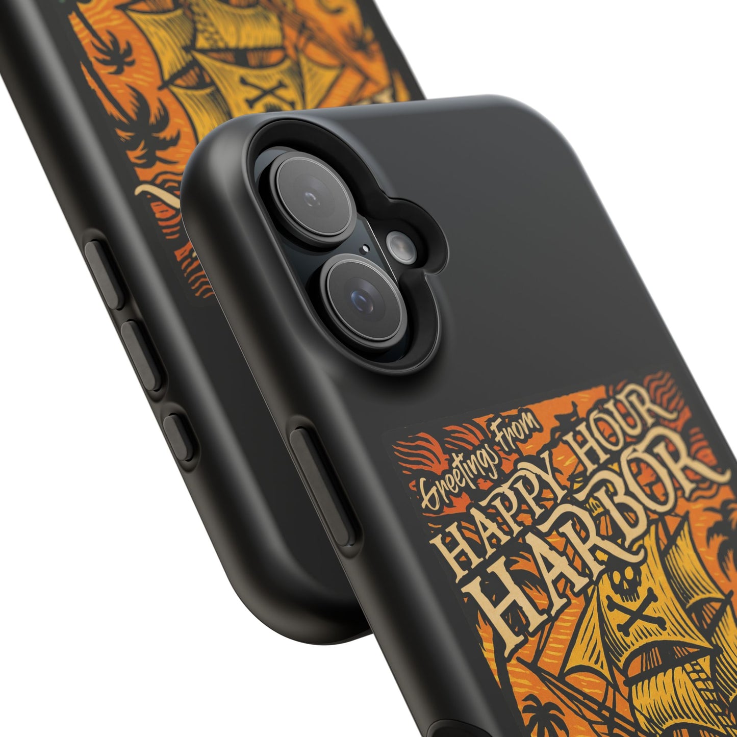 Happy Hour Harbor Phone Case, Magnetic Tough Case - iPhone