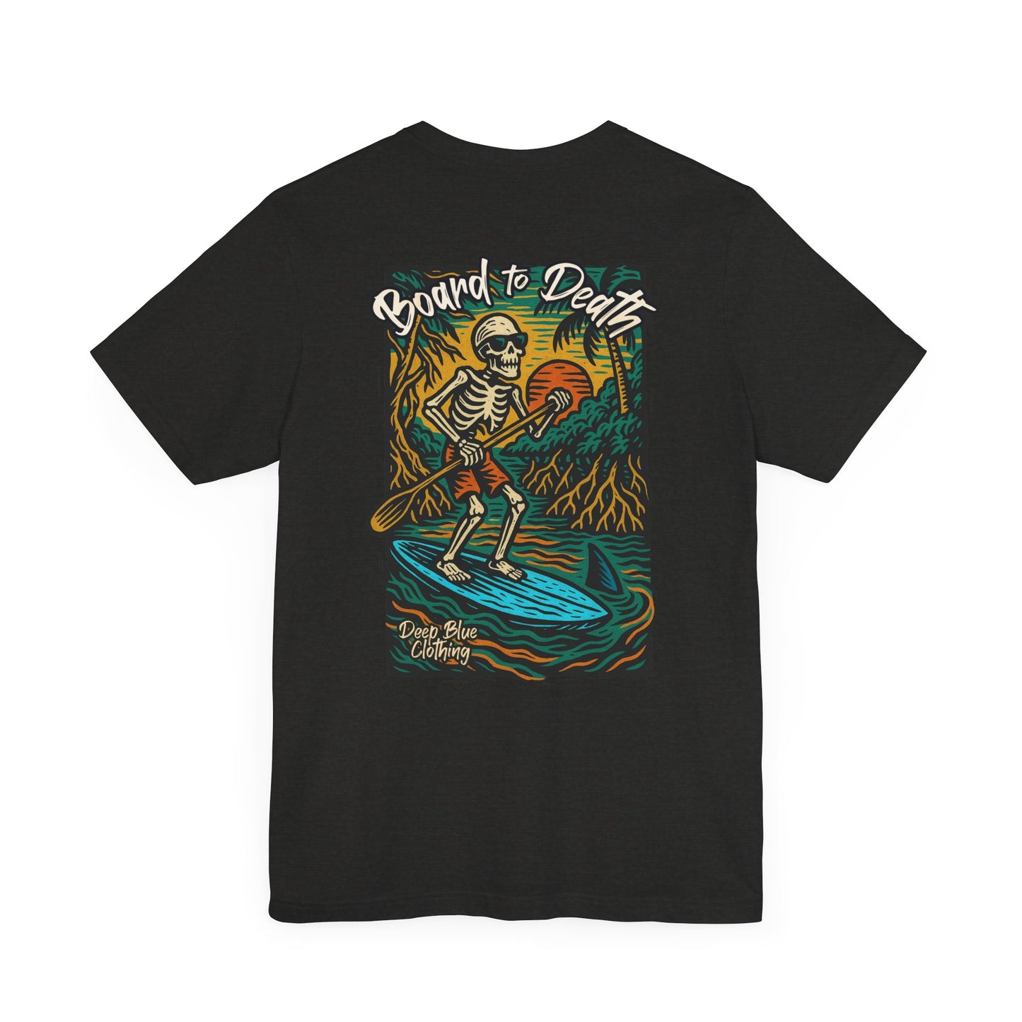 Black Board to Death Tee - Deep Blue Clothing