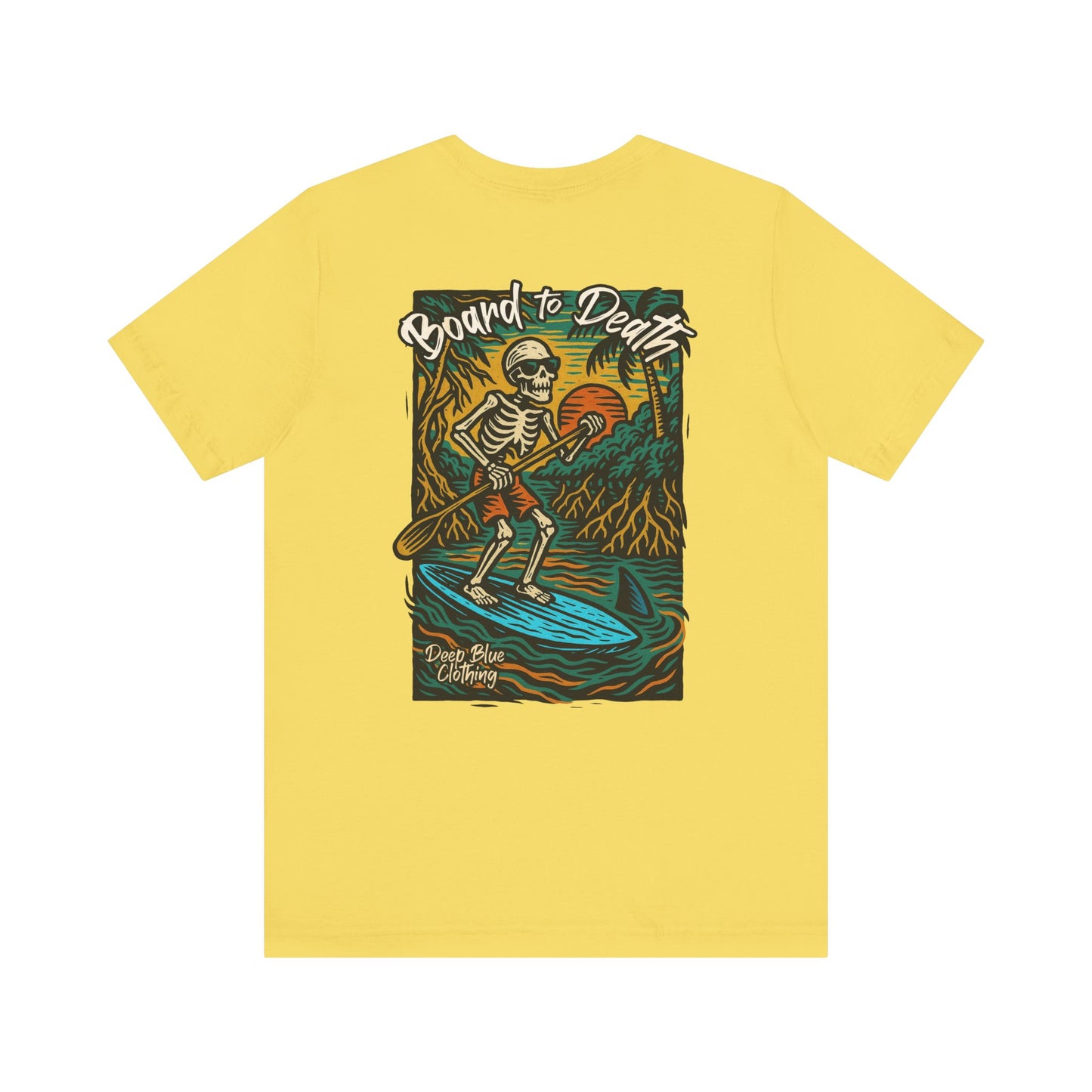 Maize Yellow Board to Death Tee - Deep Blue Clothing