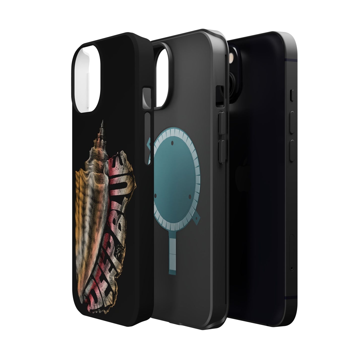 Vintage Conch Phone Case, Magnetic Tough Case - iPhone