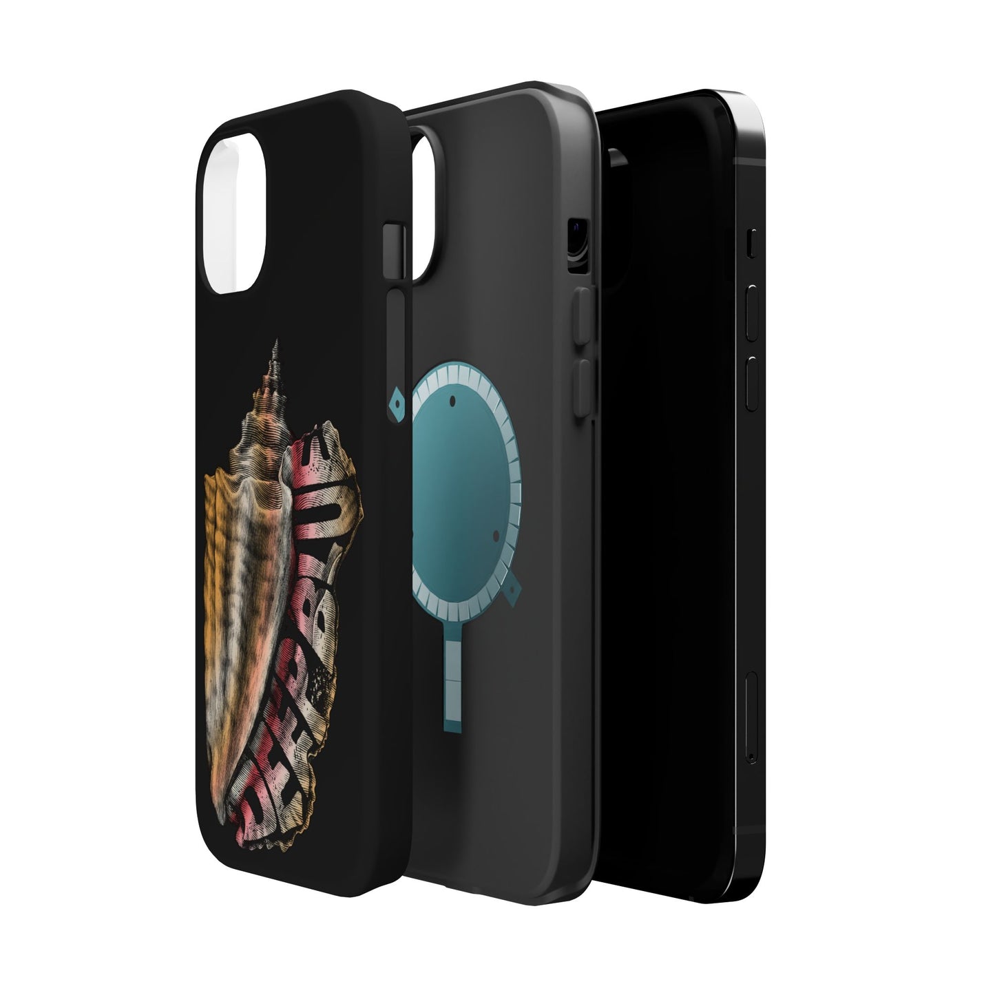 Vintage Conch Phone Case, Magnetic Tough Case - iPhone