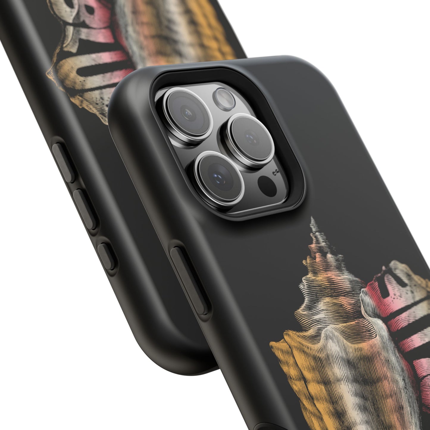 Vintage Conch Phone Case, Magnetic Tough Case - iPhone
