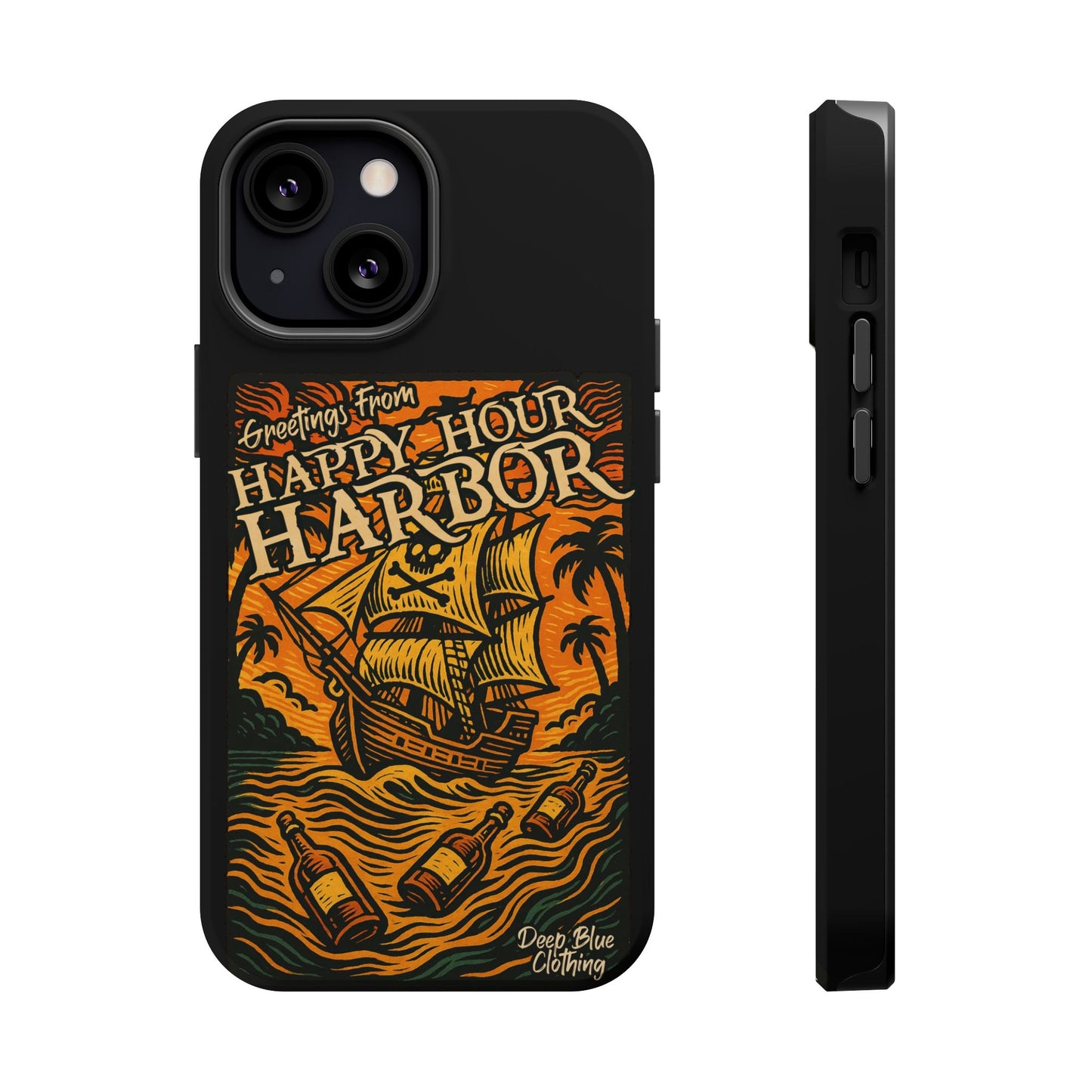 Happy Hour Harbor Phone Case, Magnetic Tough Case - iPhone