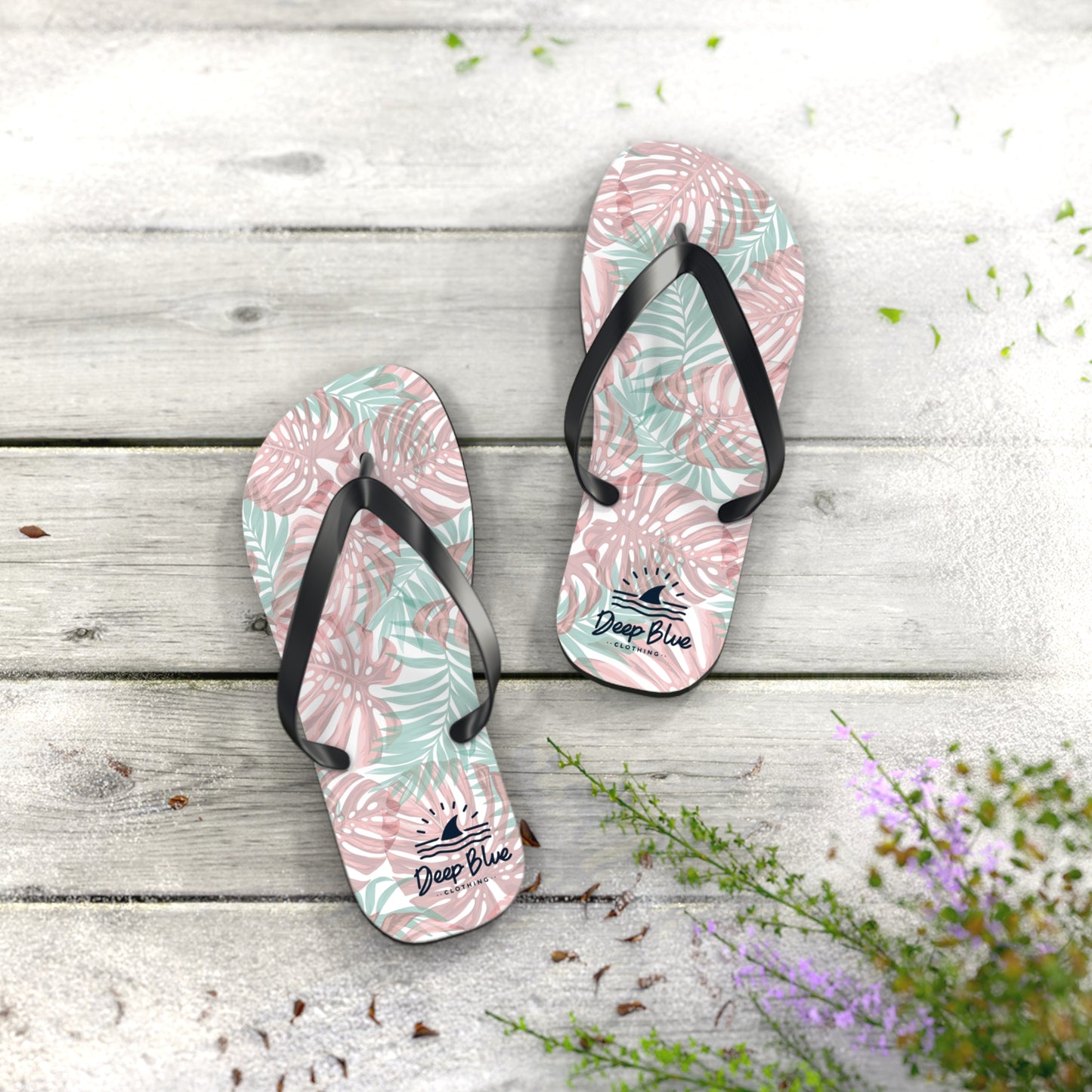 Island Floral Flip Flops