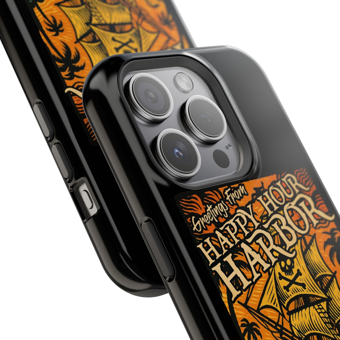 Happy Hour Harbor Phone Case, Magnetic Tough Case - iPhone