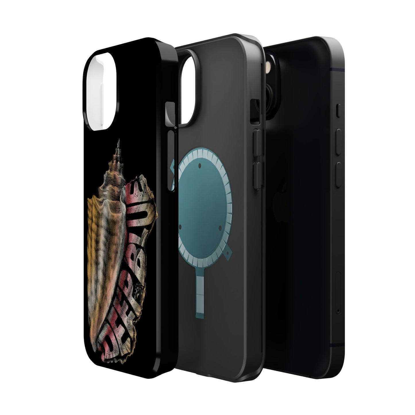 Vintage Conch Phone Case, Magnetic Tough Case - iPhone