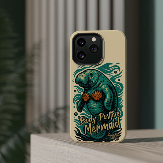 Body Positive Mermaid Phone Case, Magnetic Tough Case - iPhone