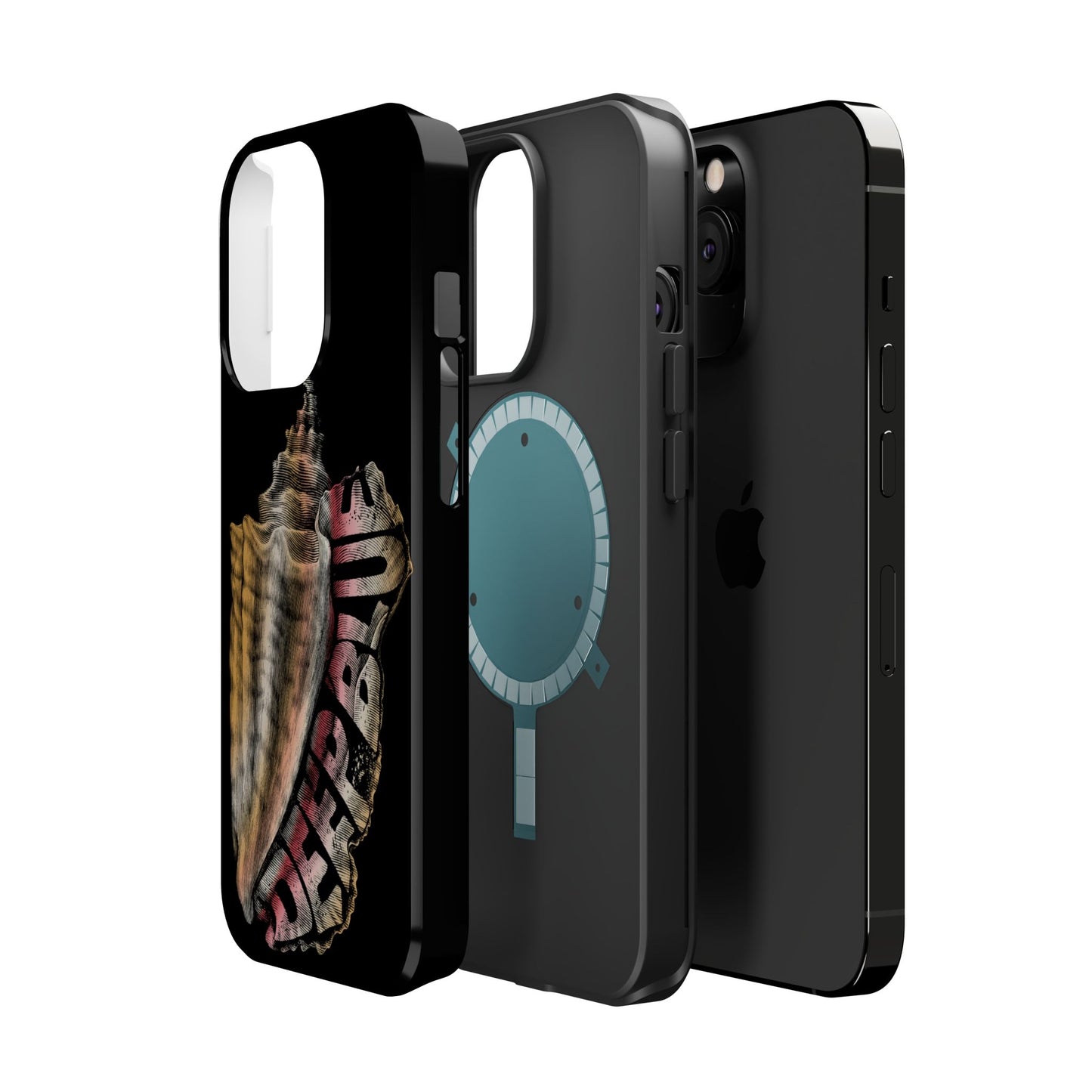 Vintage Conch Phone Case, Magnetic Tough Case - iPhone