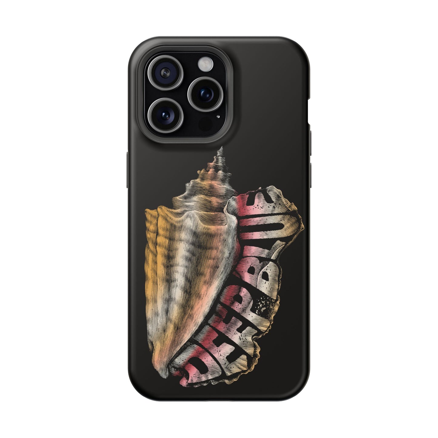Vintage Conch Phone Case, Magnetic Tough Case - iPhone