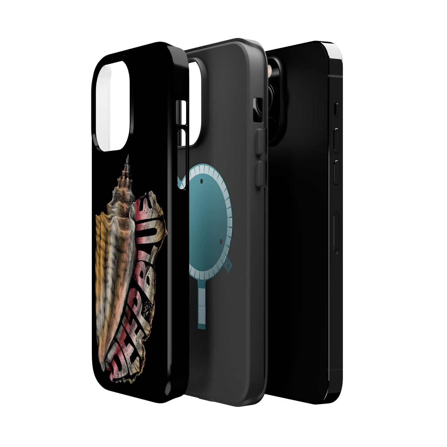 Vintage Conch Phone Case, Magnetic Tough Case - iPhone
