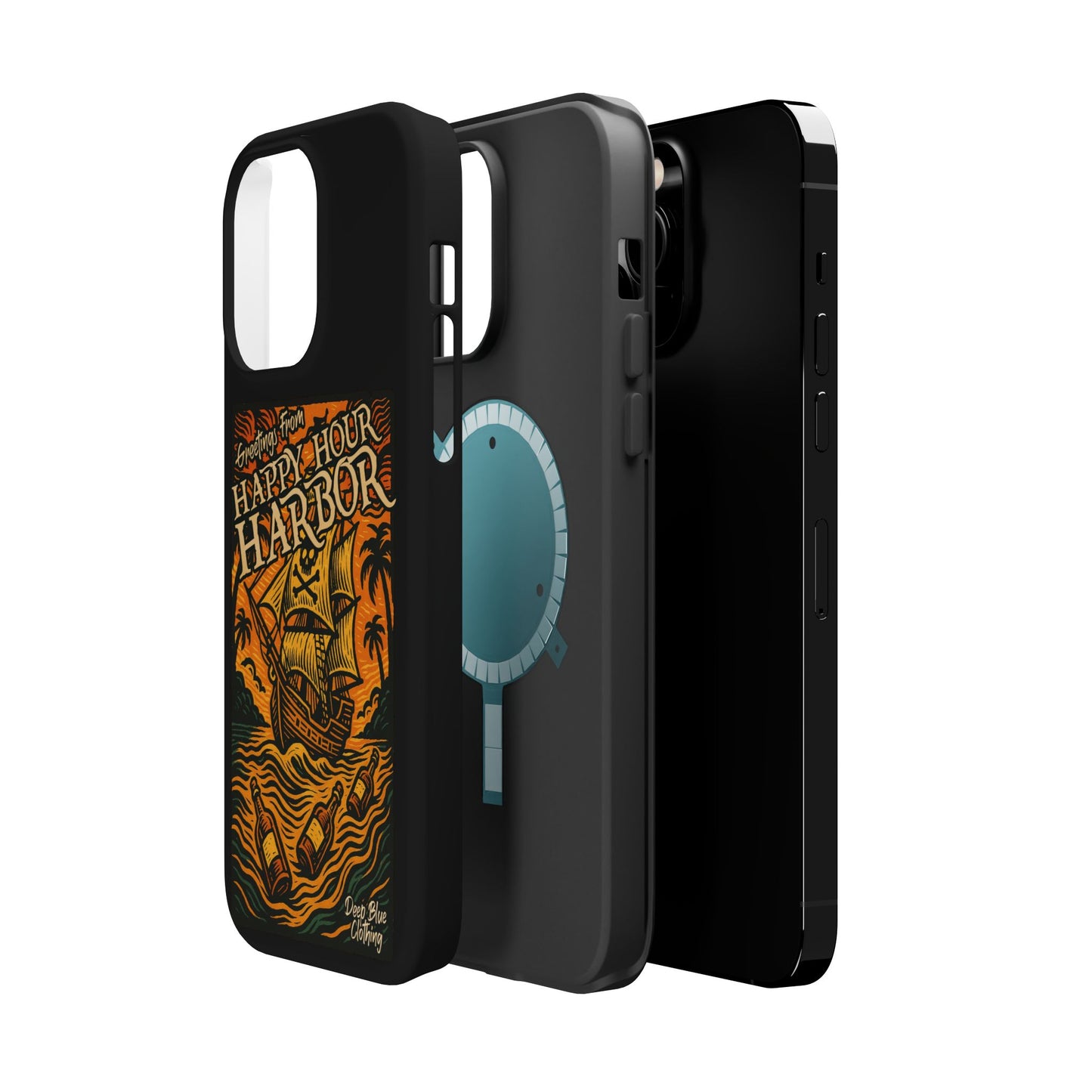 Happy Hour Harbor Phone Case, Magnetic Tough Case - iPhone