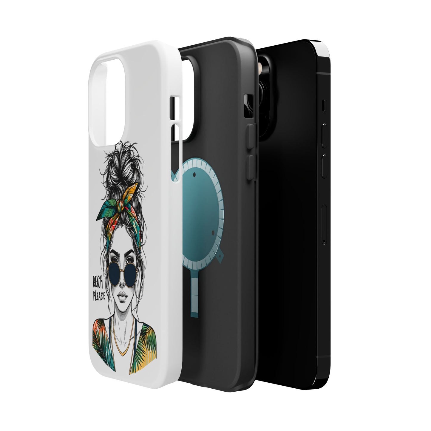 Beach Please Phone Case, Magnetic Tough Case - iPhone